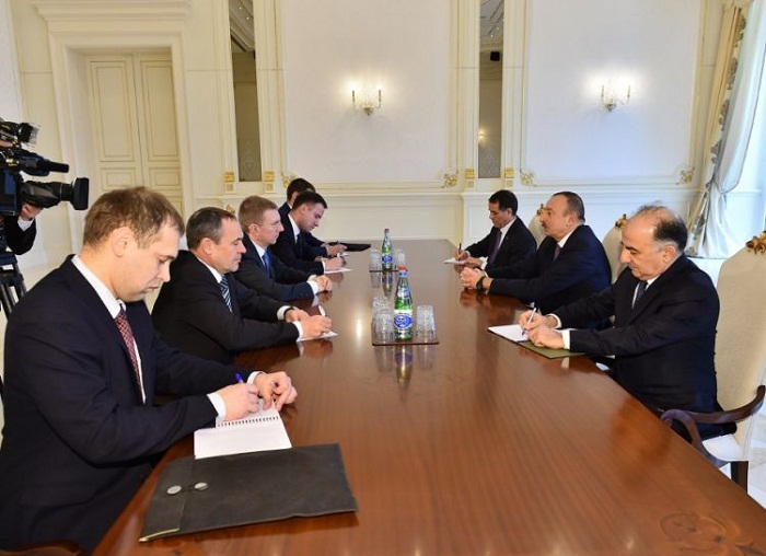 President Aliyev receives delegation led by Latvian Foreign Minister